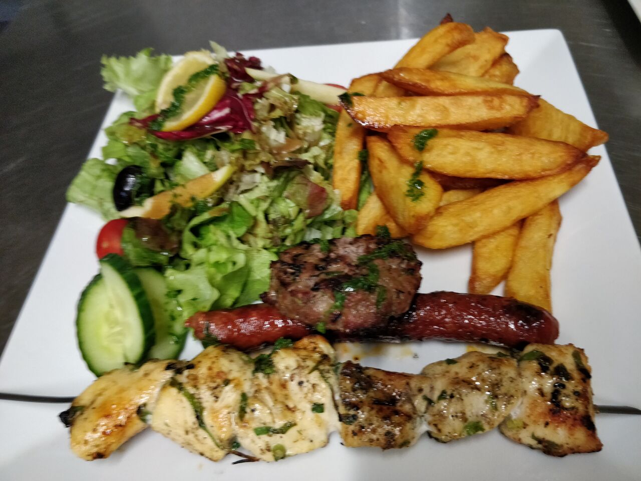 Assiette de grillade