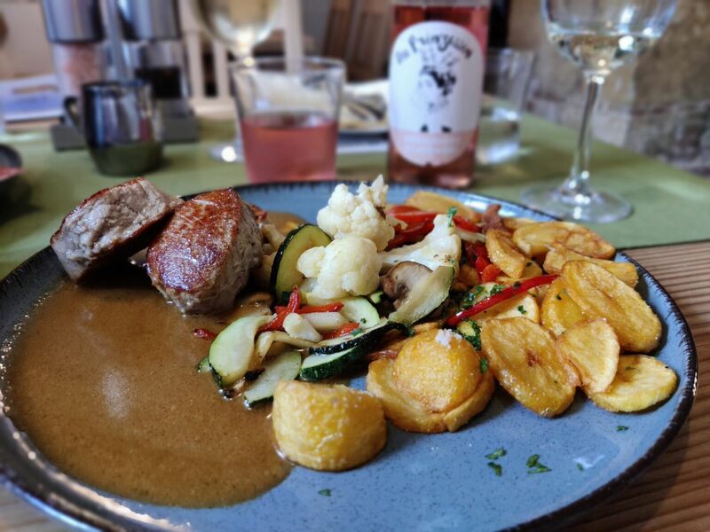 Schweinsmedaillons mit Pfefferrahmsauce ©Brigitta Mesenich