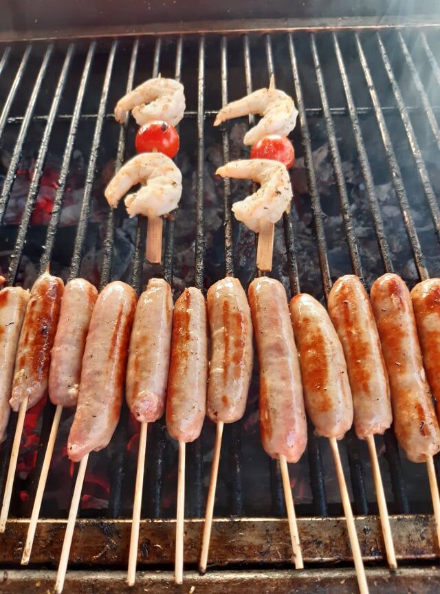 Hapjes op de barbecue 