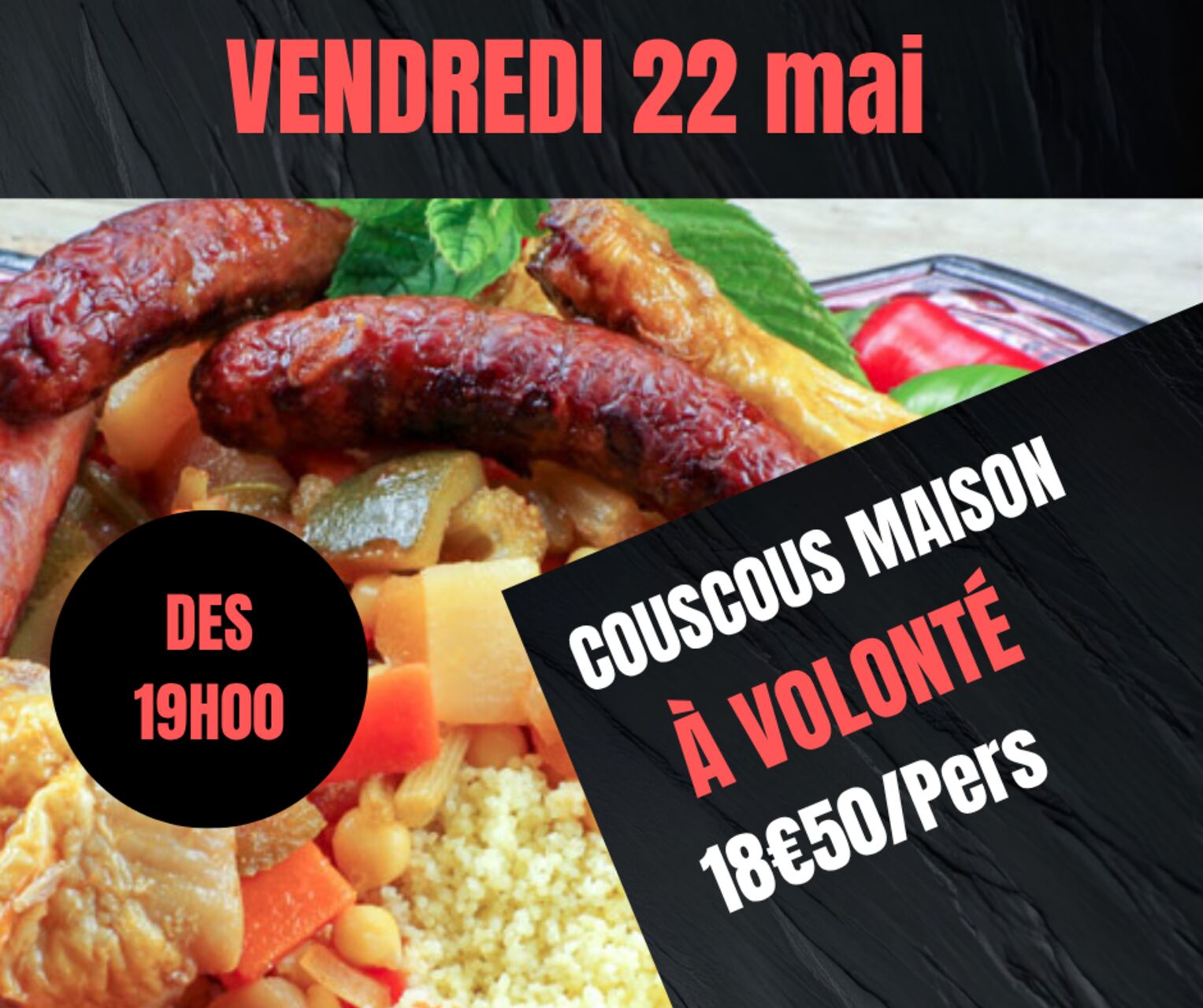 COUCOUS A VOLONTÉ