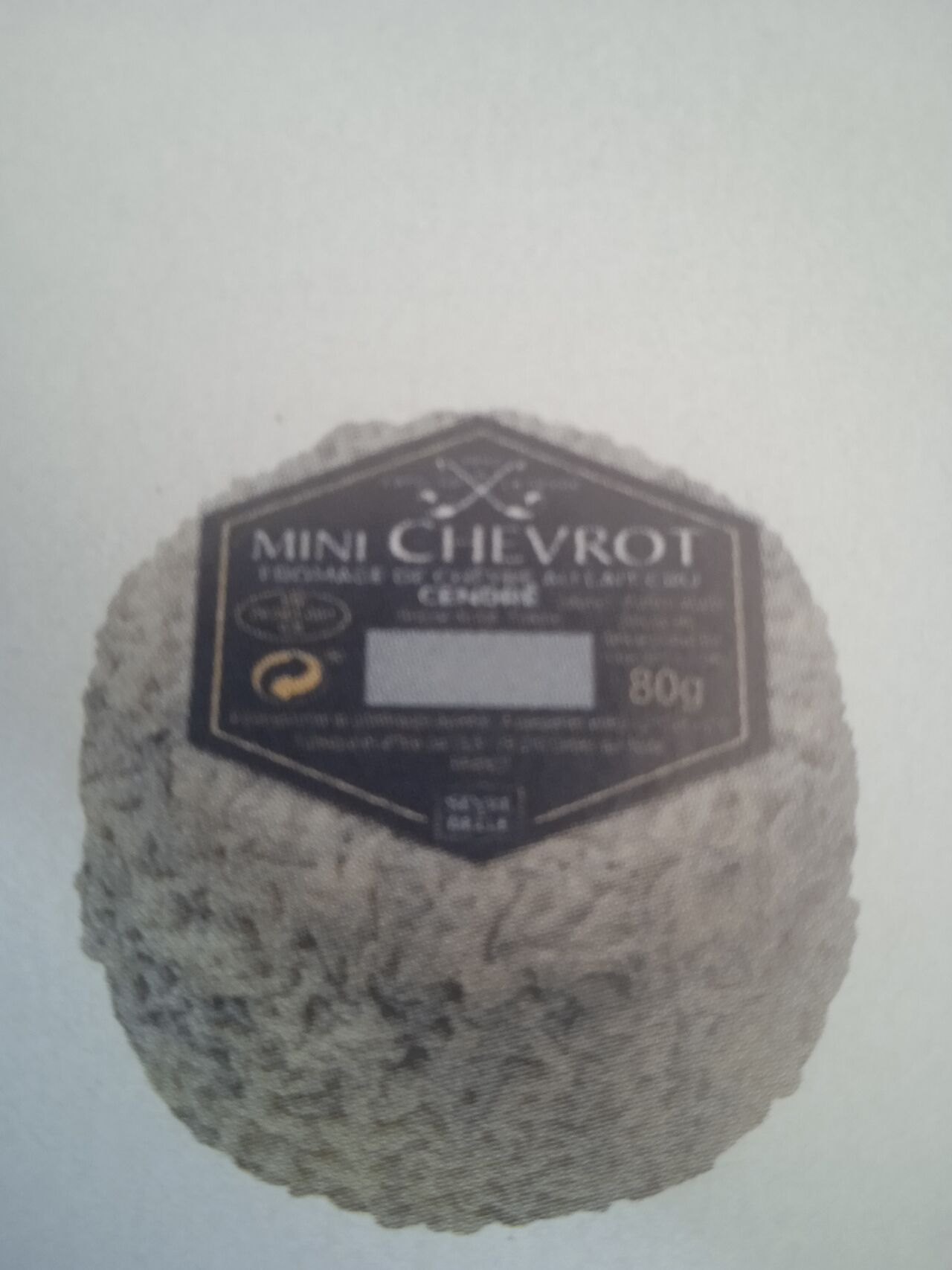 Crottin cendré 2.45€