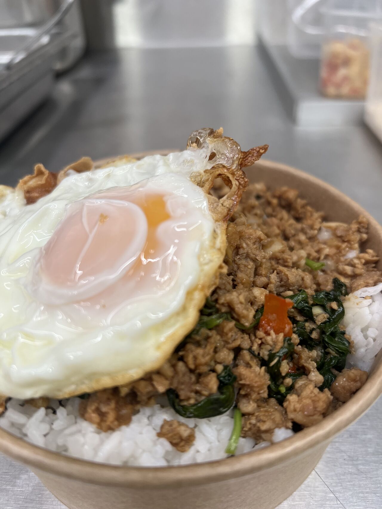 KHA PAO KAI et son œuf frit coulant 