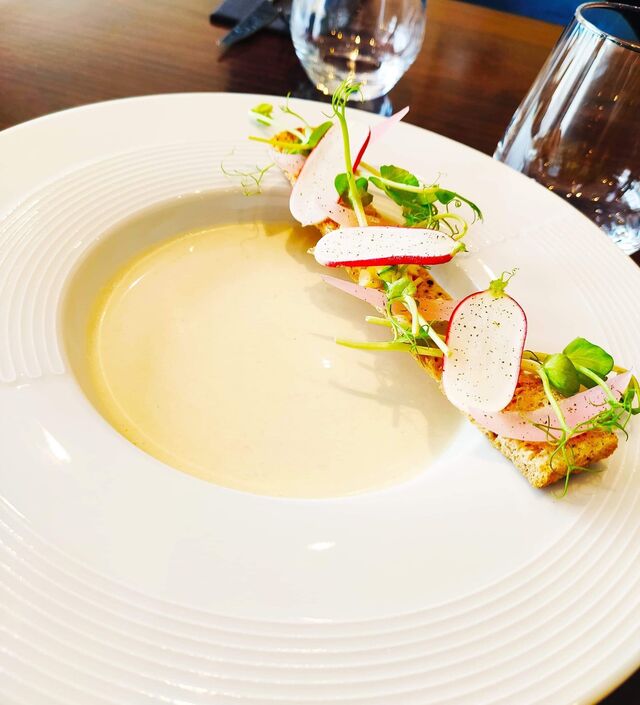 Velouté d’oignons à la bière 