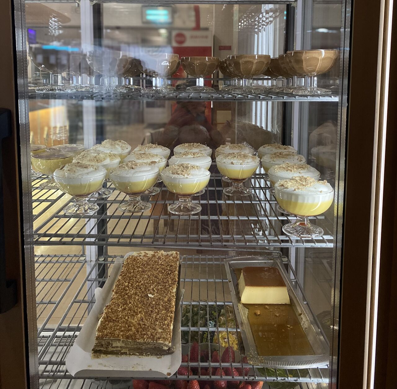 Vitrine das sobremesas