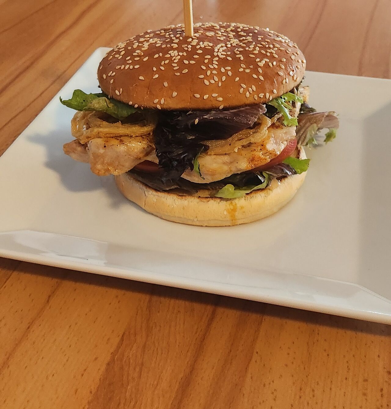 Spicy Chicken-Burger