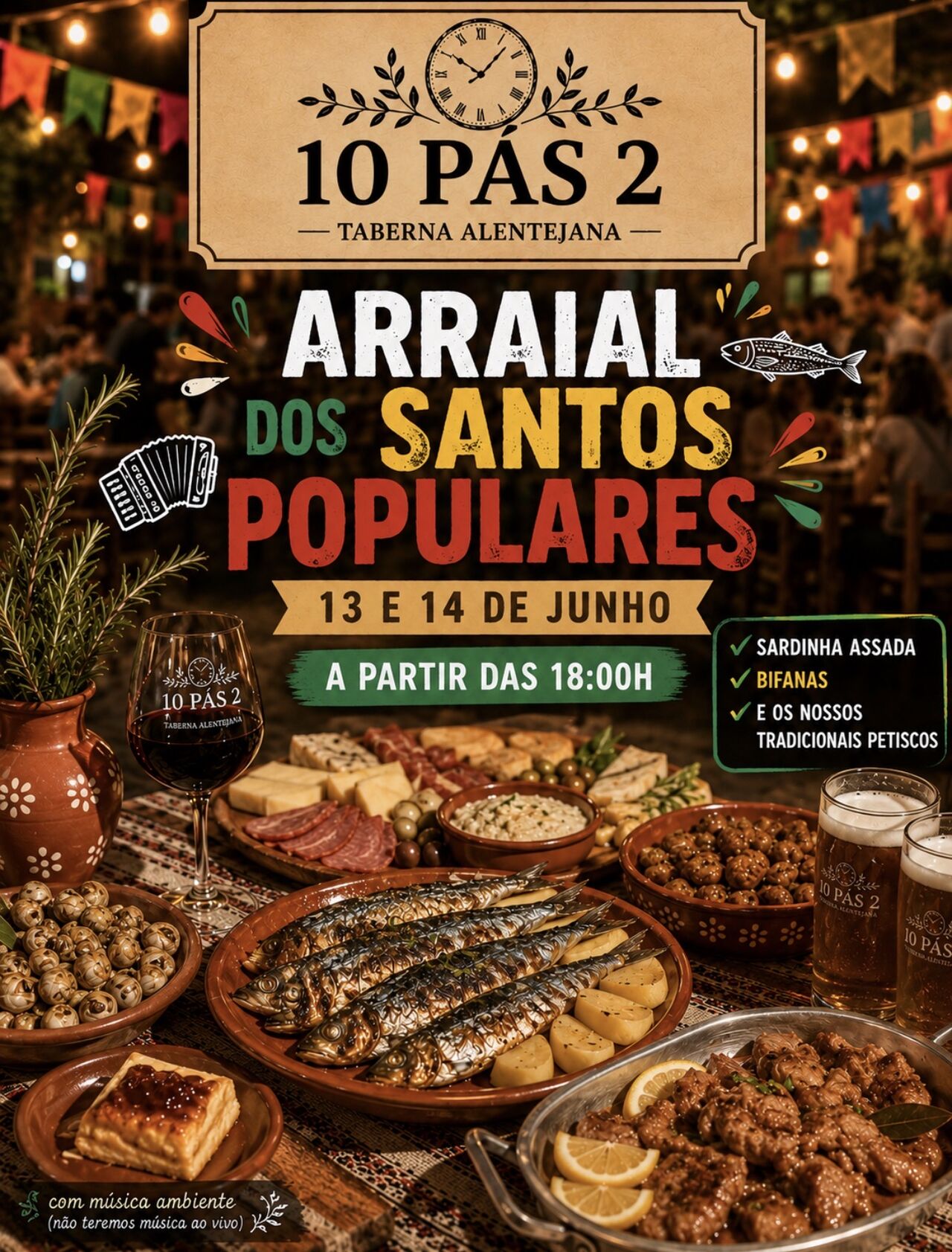 Os Santo Populares estão a chegar à Taberna