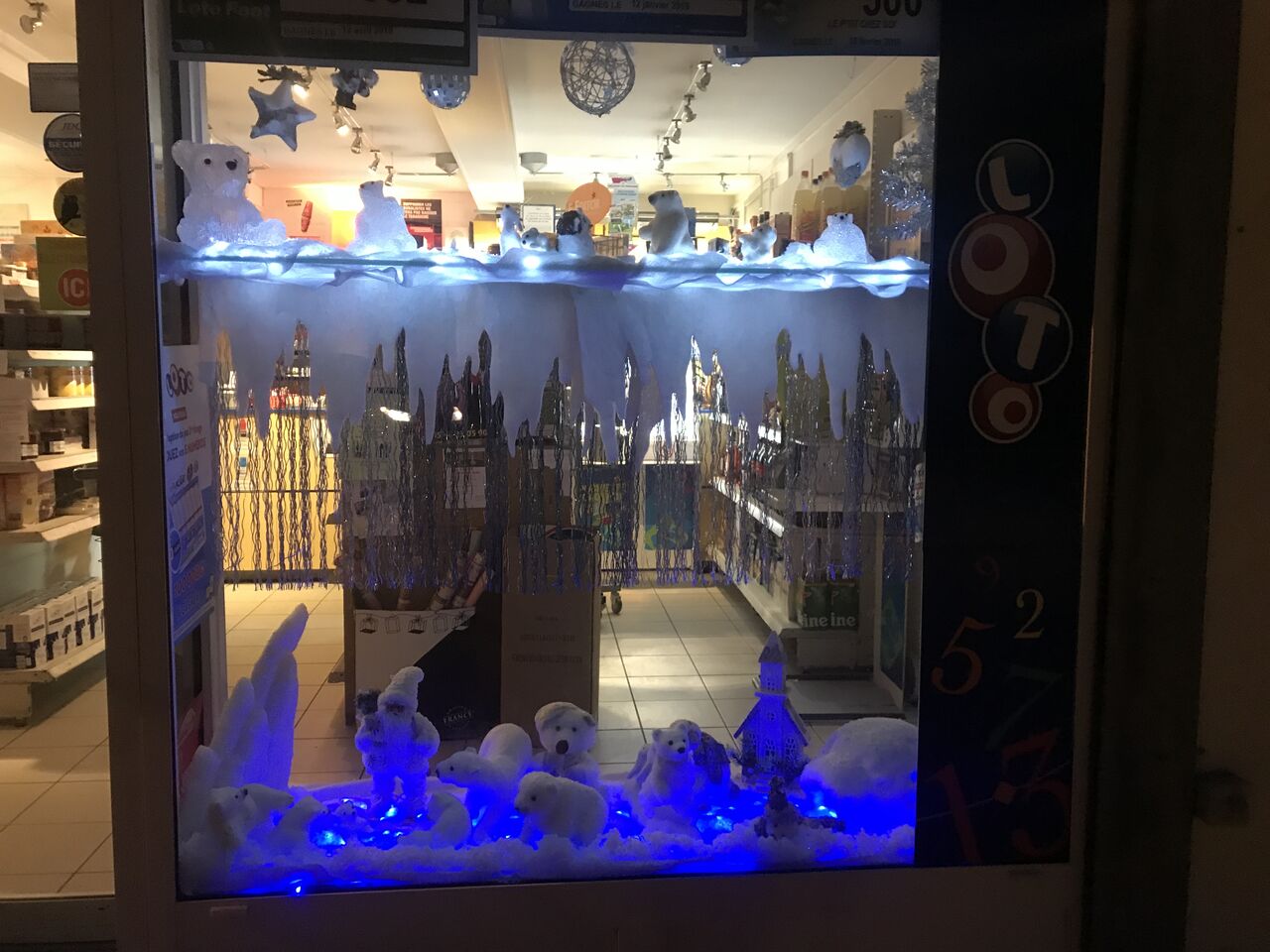 Notre vitrine de Noël!