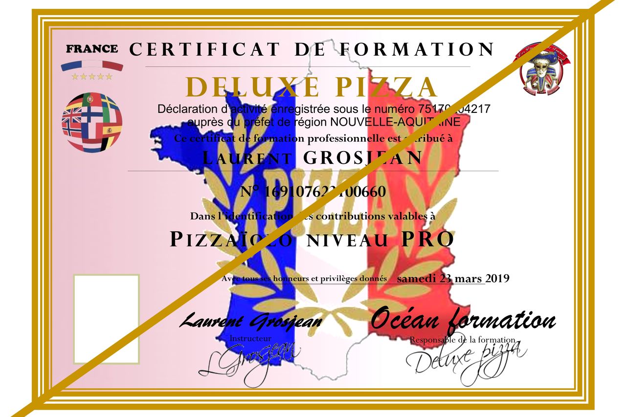 formation Professionnelle de Pizzaïolo