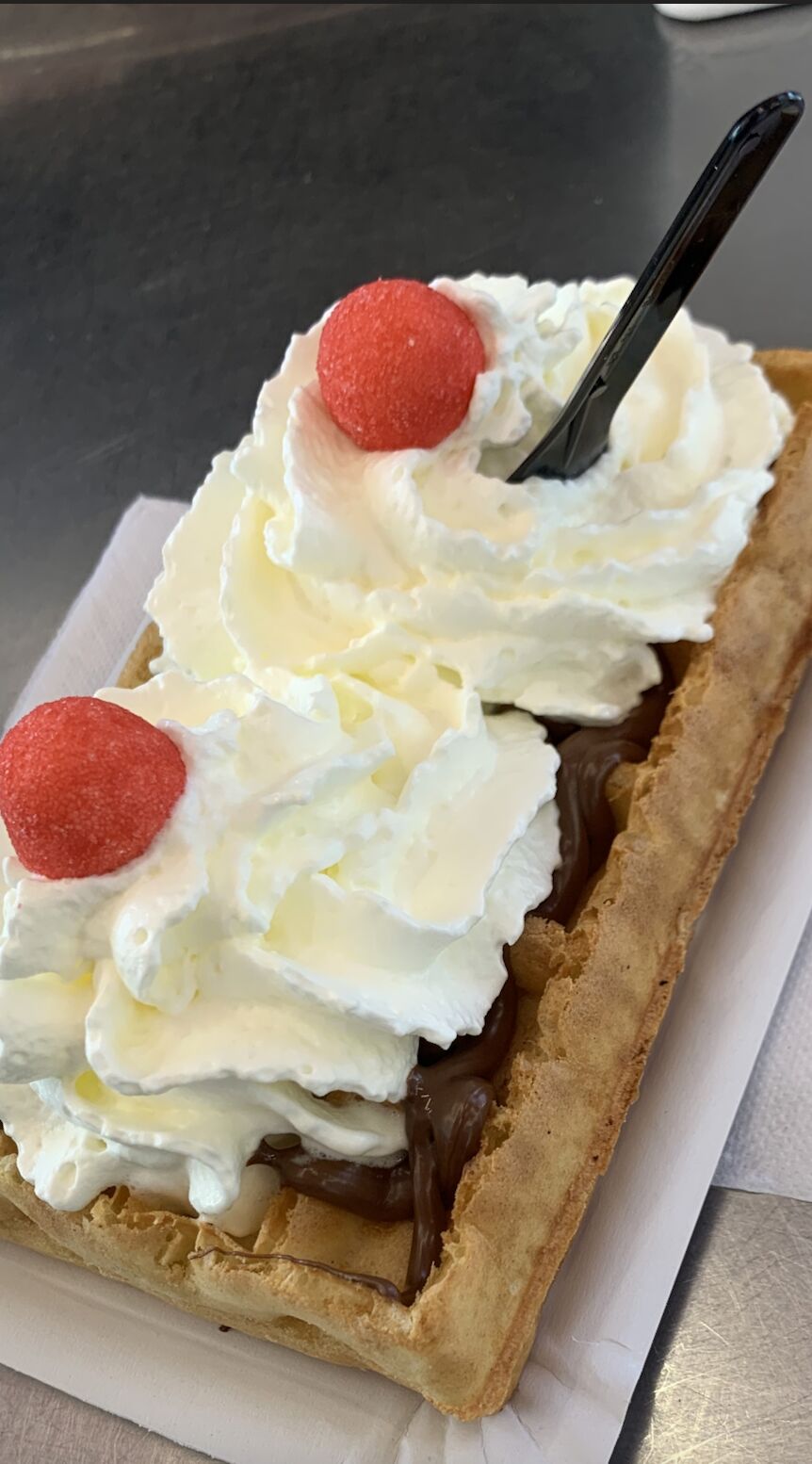 Gaufre Nutella avec Supplément Chantilly