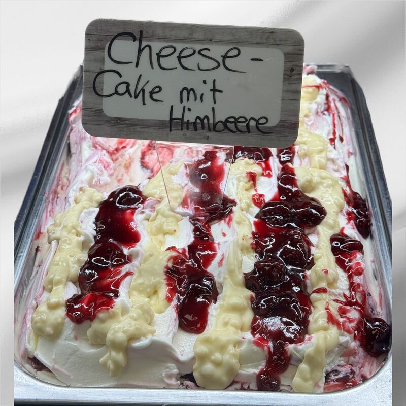 Cheese Cake mit Himbeere