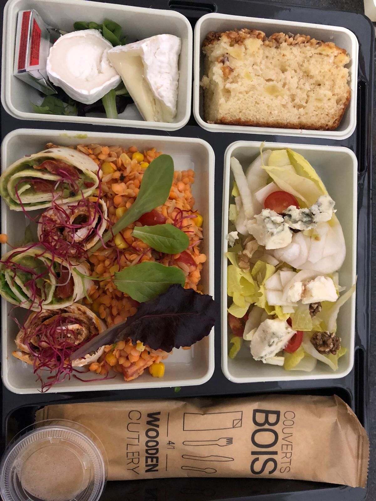 Plateau repas froid végétarien