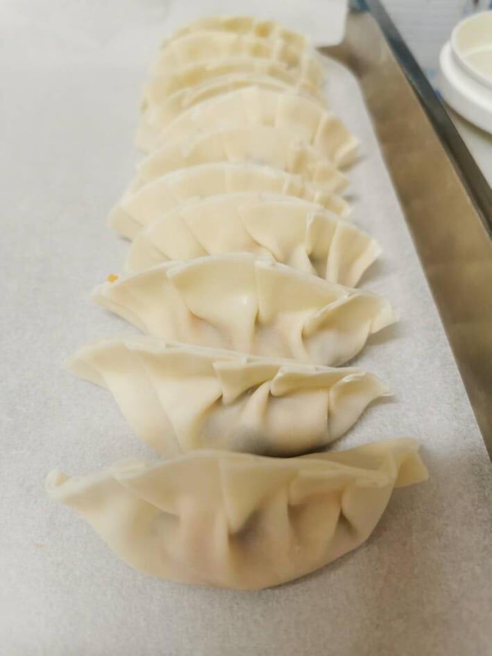 Préparation raviole maison