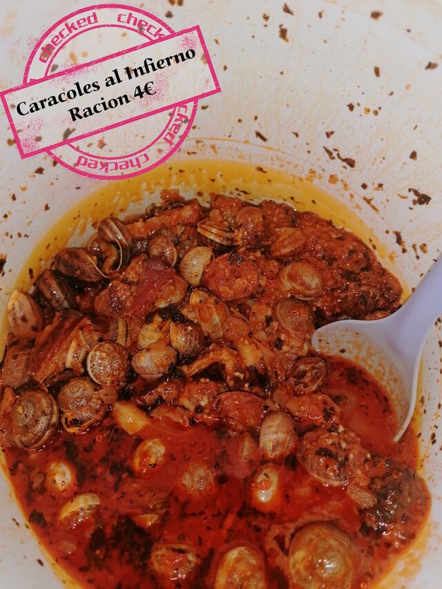 Tapa Caracoles al infierno