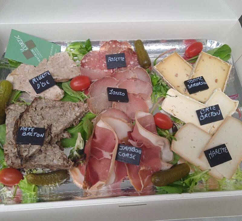 Plateau charcuterie - fromage