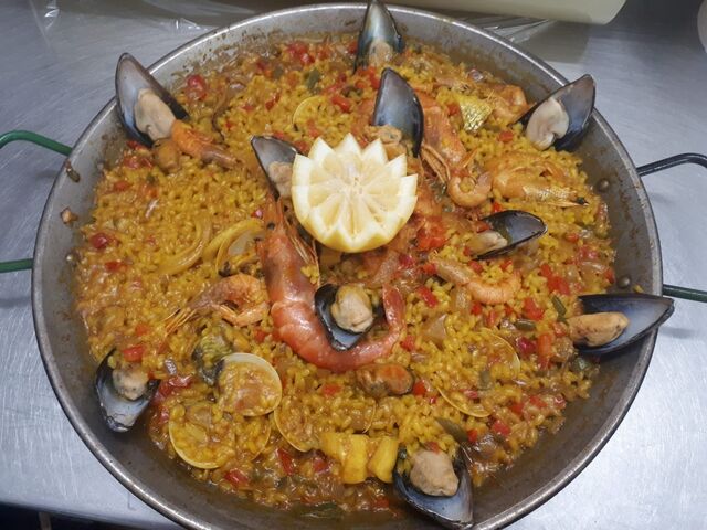 Paella de marisco