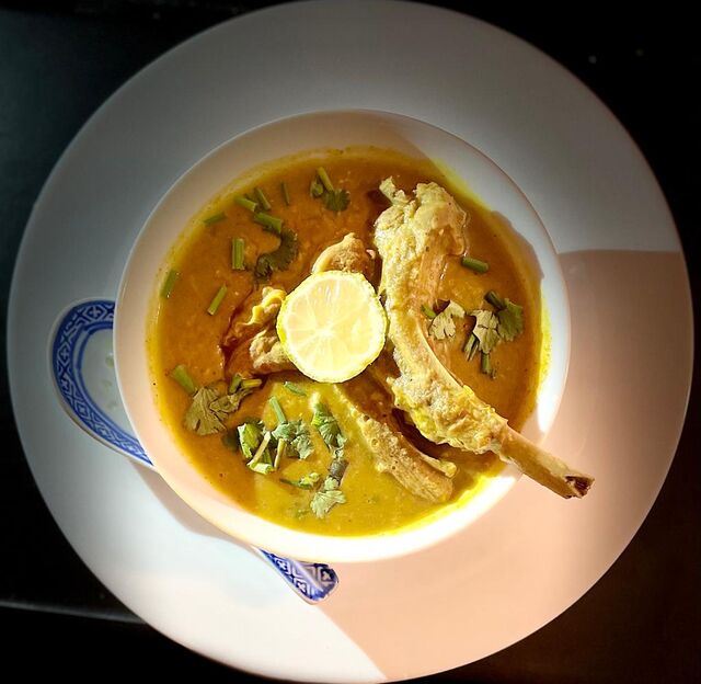 Halim - soupe côte d'agneau et céréale aux épices