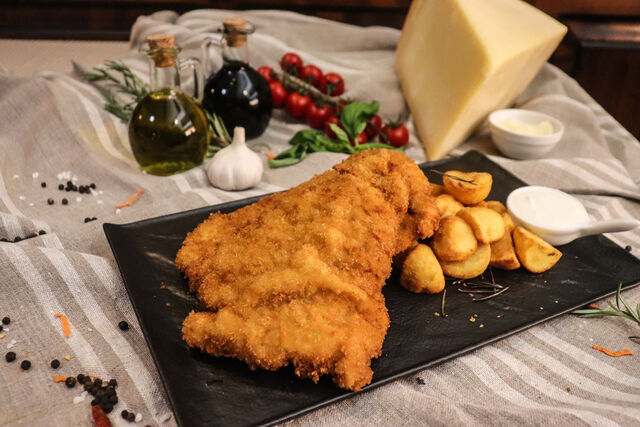 Cotoletta alla Milanese con Patate