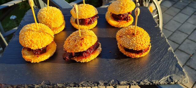 Mini Pork Belly Burger