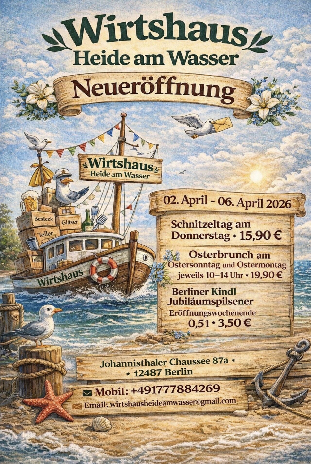 Neueröffnung 02.04.-06.04.2026