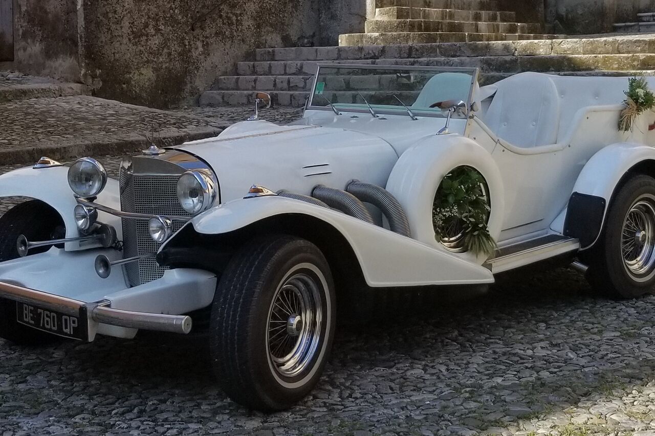 Excalibur blanche pour mariage (06) et (83)