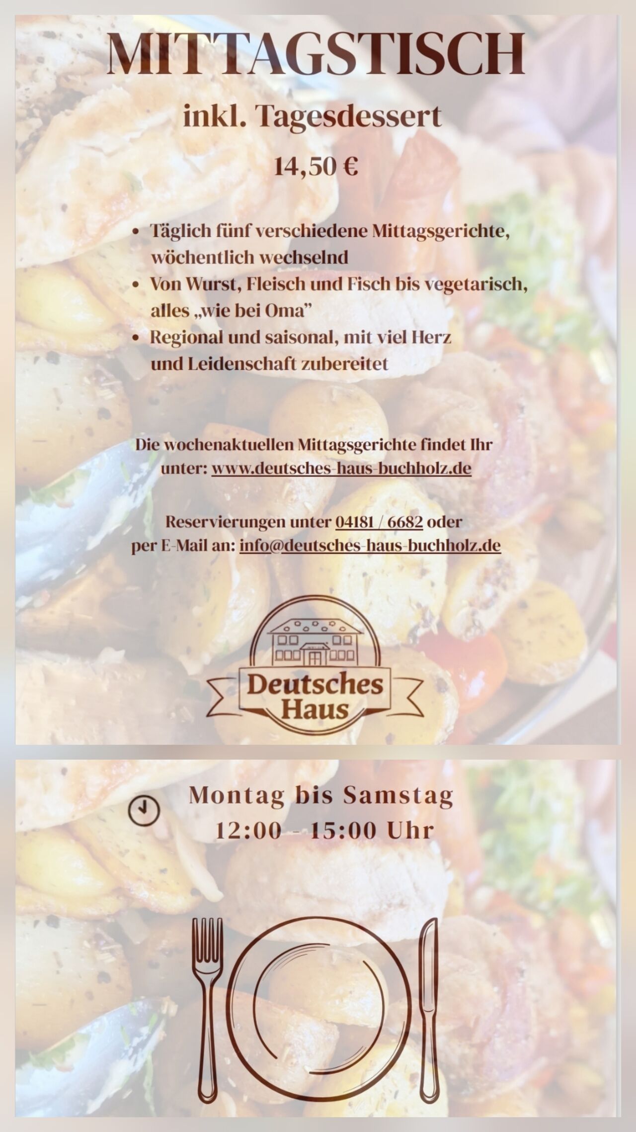Mittagstisch 27. 10. - 01.11.2025