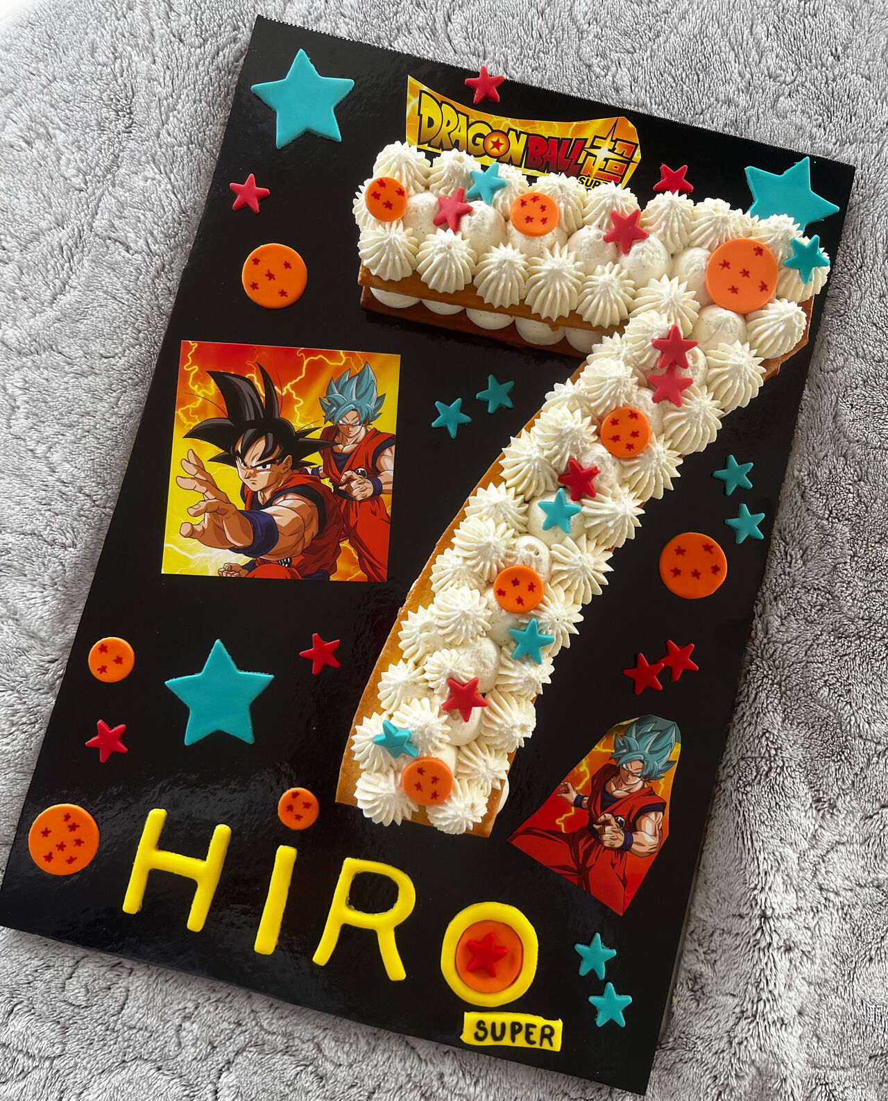 Number cake anniversaire DBZ
