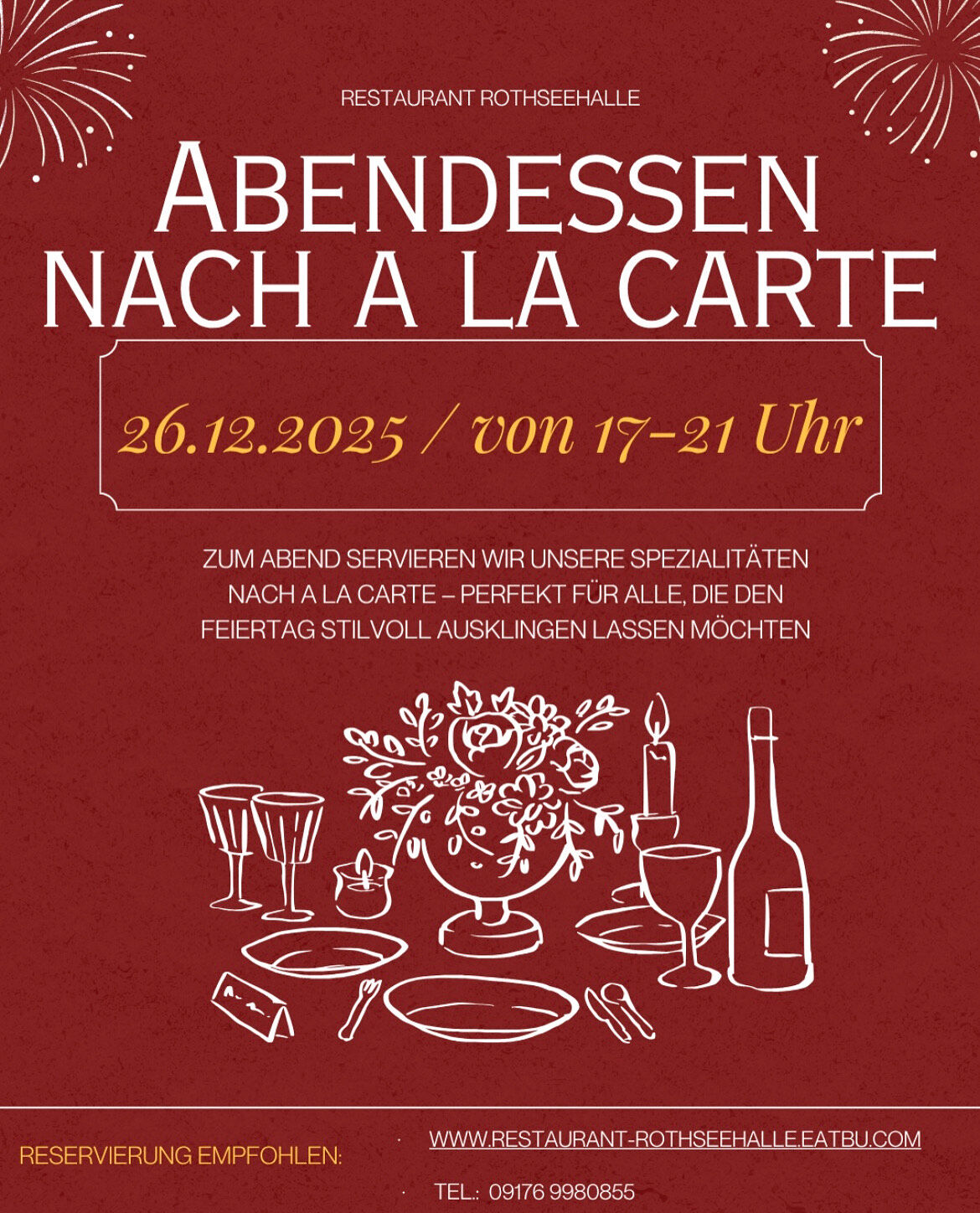 Abendessen 26.12