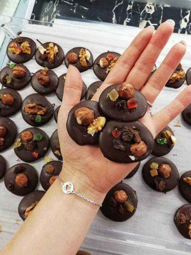 Mendiants chocolat noir