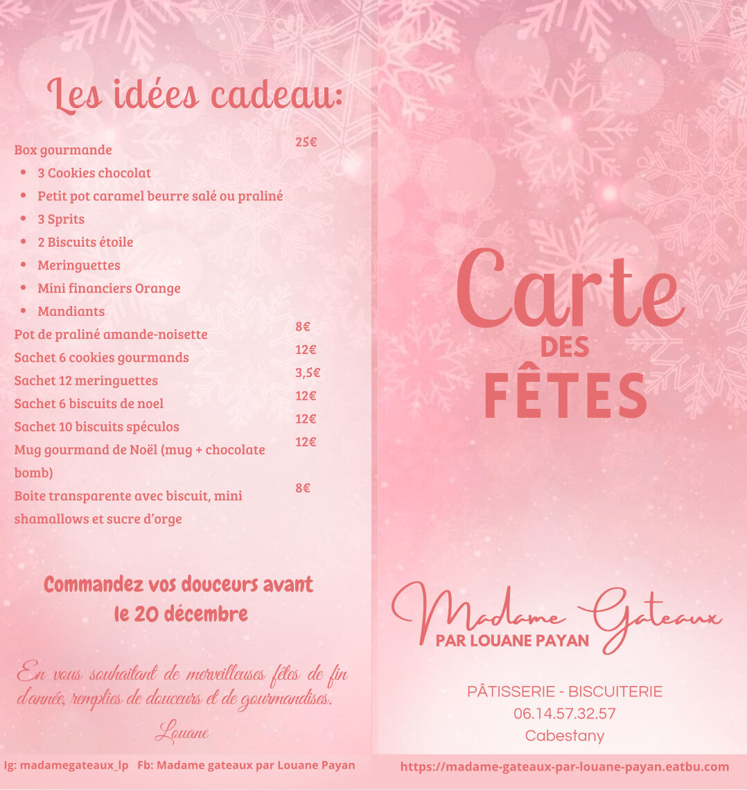 Flyer Noël 2024 