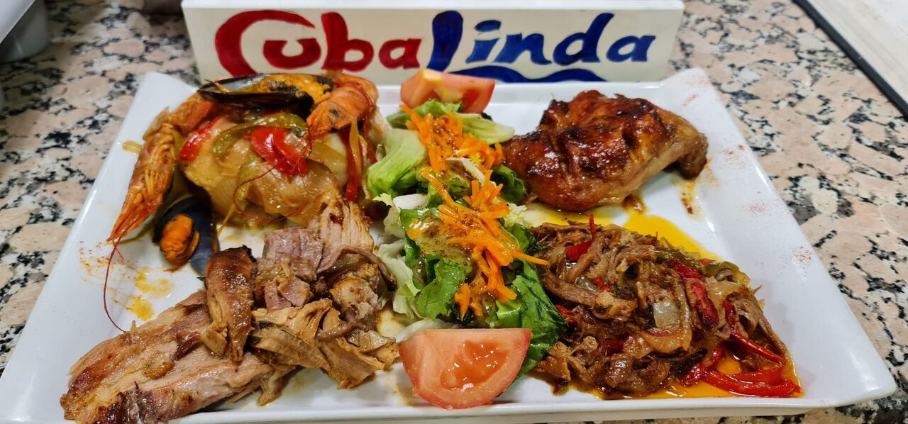 Plato Cuba Linda.