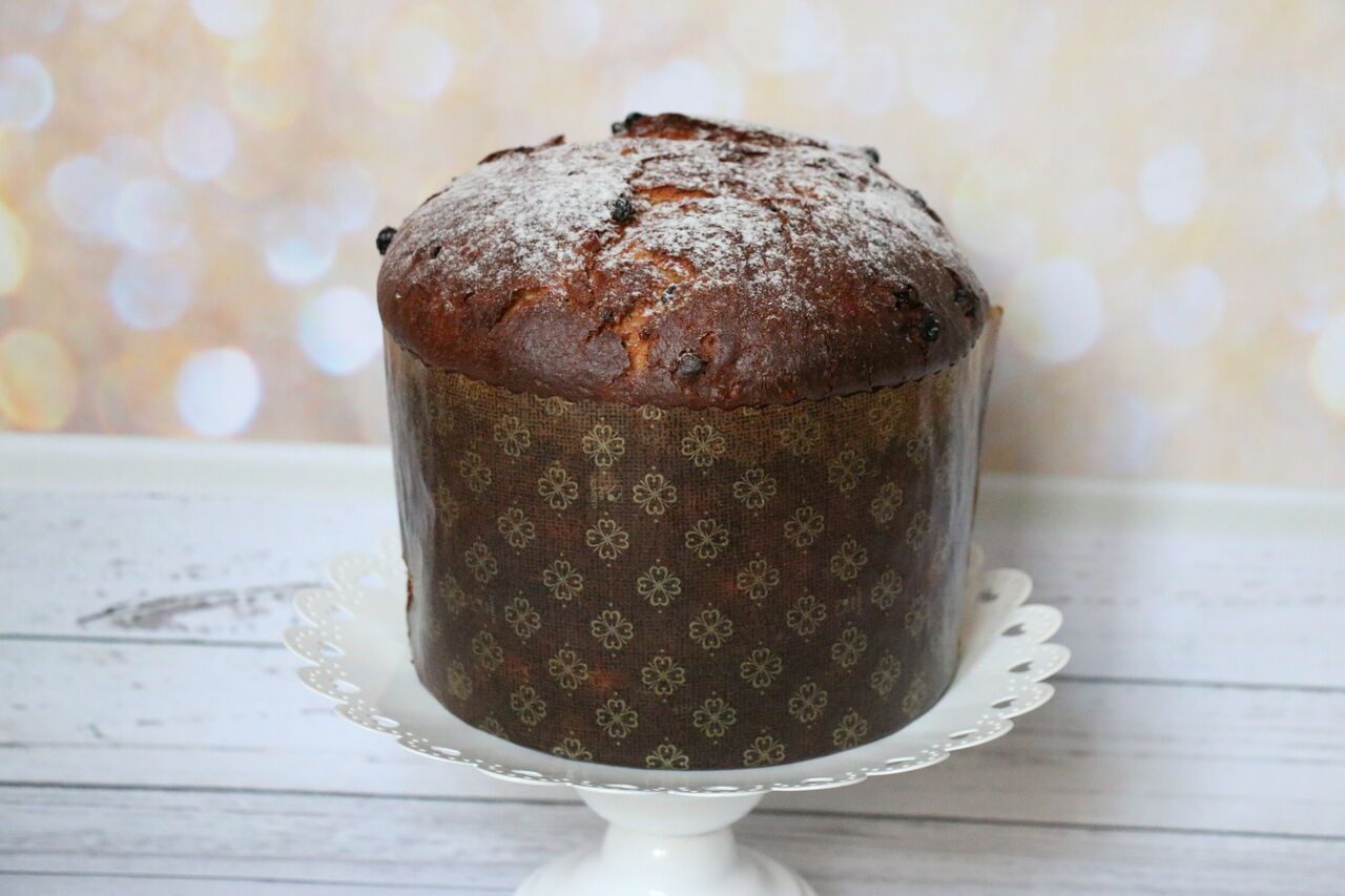 Panettone classique raisins de corinthe et écorces d’oranges confites