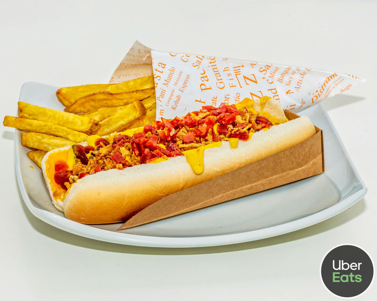 hot dog new Mexique + Frite