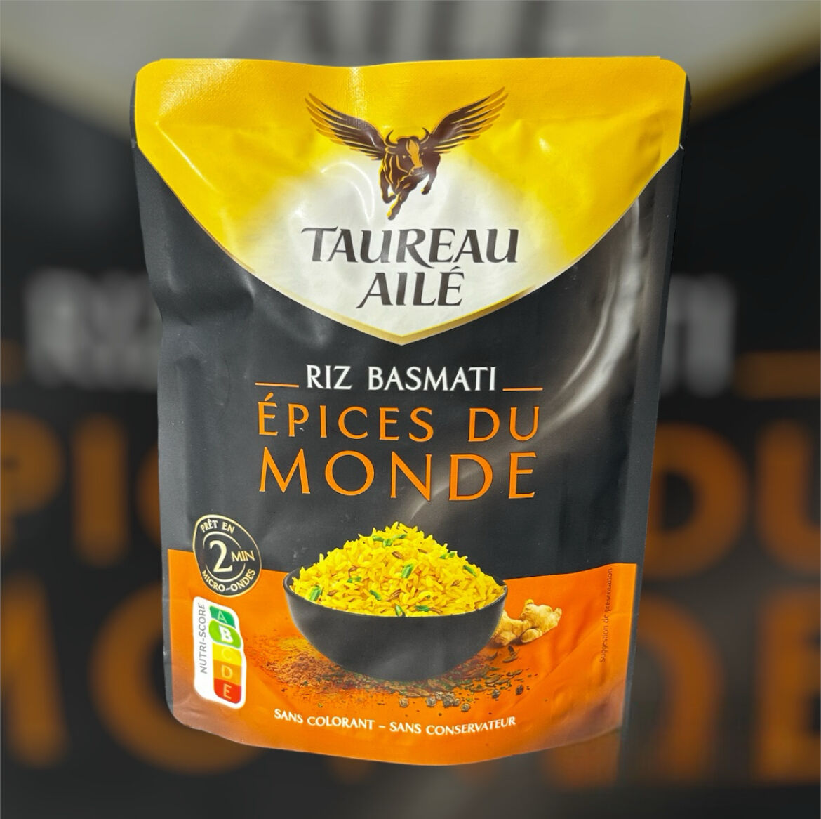 Riz Basmati Épicé du Monde Taureau Aile [250g] - 3.90€