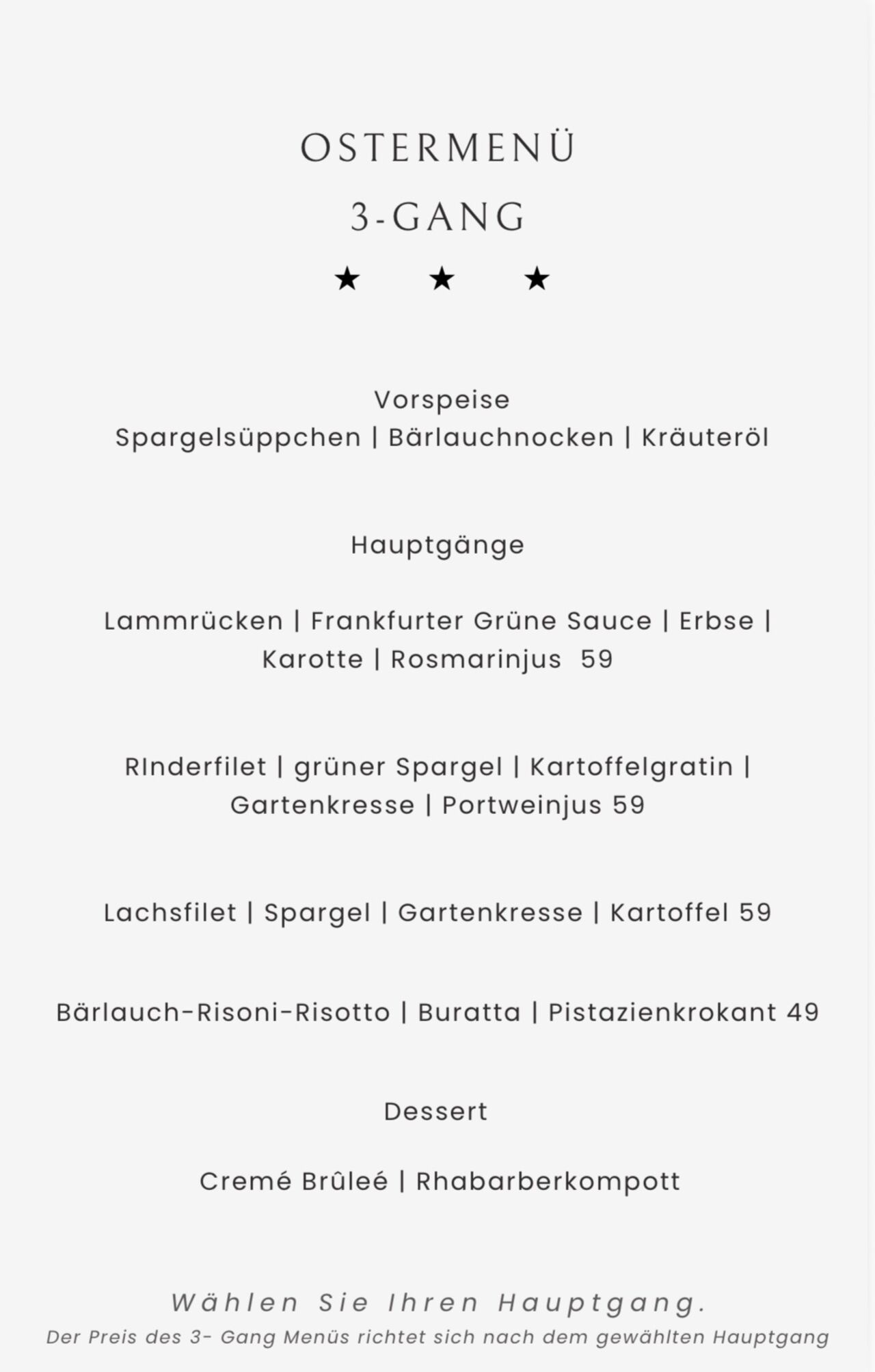 Ostern bei Beef & Wine