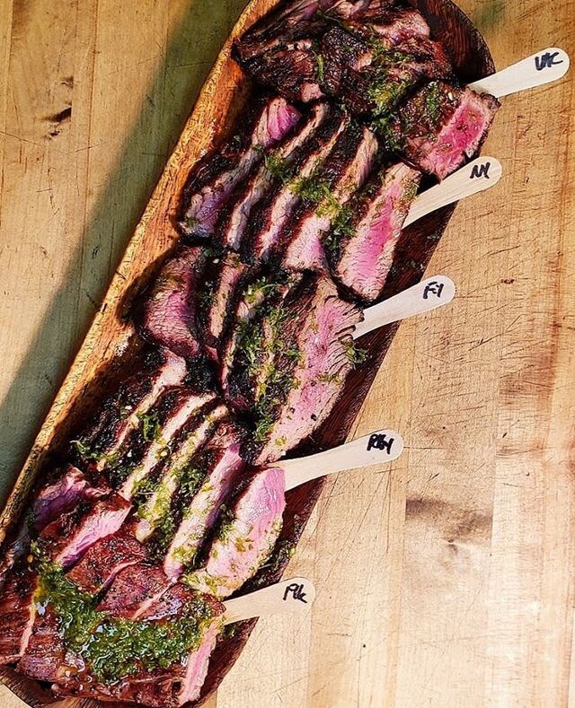 Diferentes puntos de la carne para que elijas el que a ti te gusta 