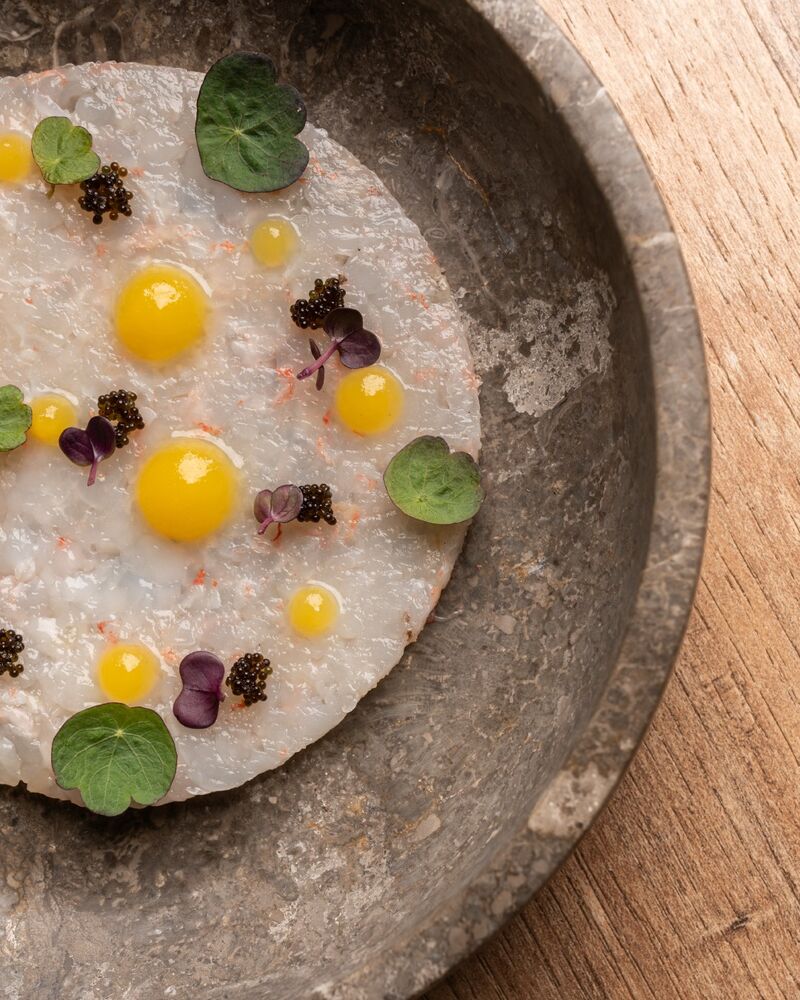 Delicata, fresca e prelibata… semplicemente la tartare di scampo di Umami