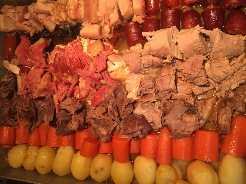 Espectacular la preparación del cocido de hoy 5/03/2020