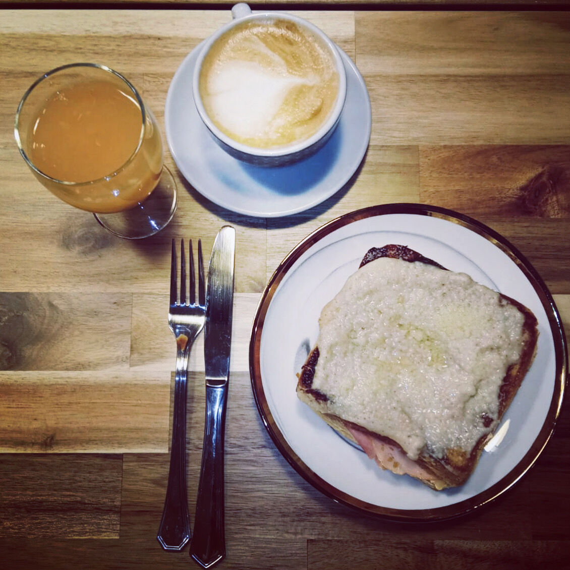 DESAYUNO FRANCES I, UN DELICIOSO CROQUE MONSIEUR