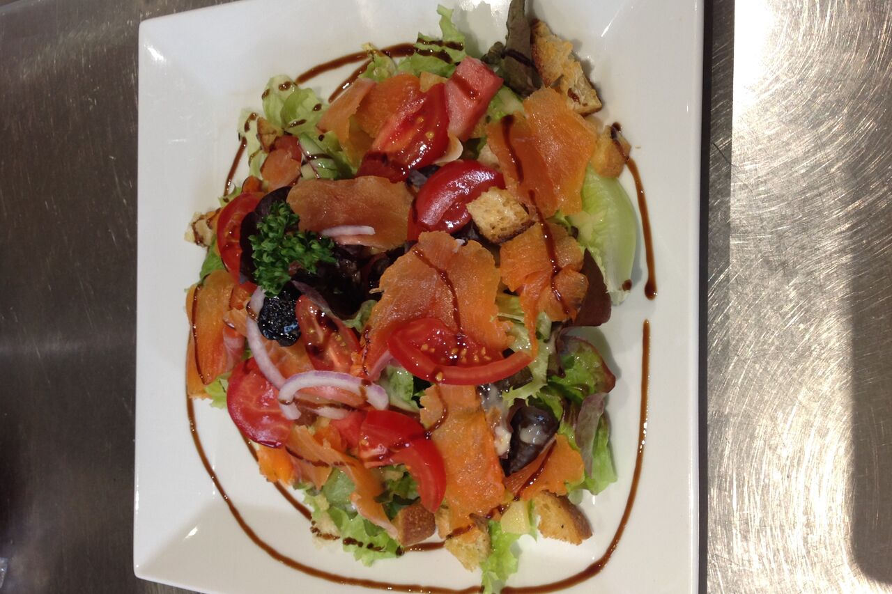 Salade Truite Fumée