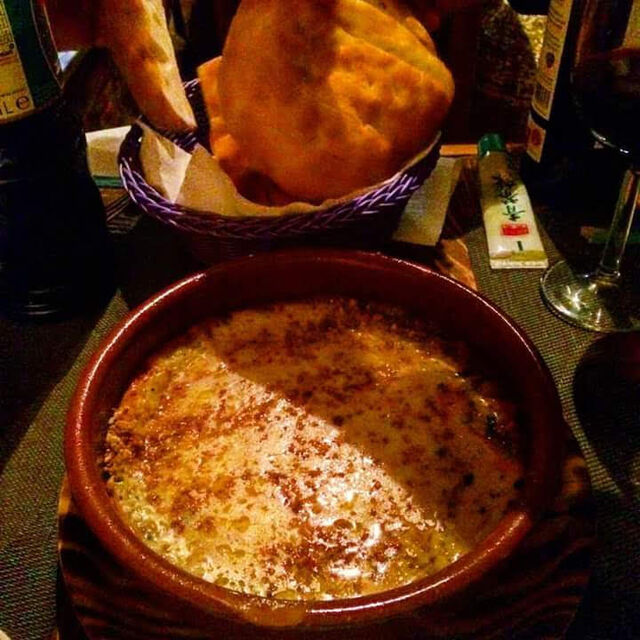 PROVOLONE con Crema de BOLETUS!!!