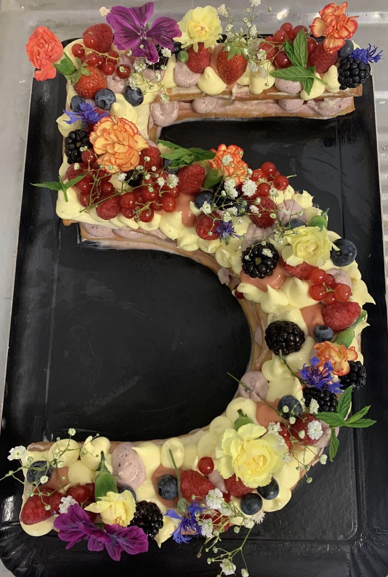 Number Cake Vanille/Fruits Rouges