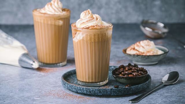 Selbstgemachter Eiskaffee