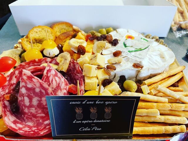 Box apero mixte charcuterie , fromage 2 pers 