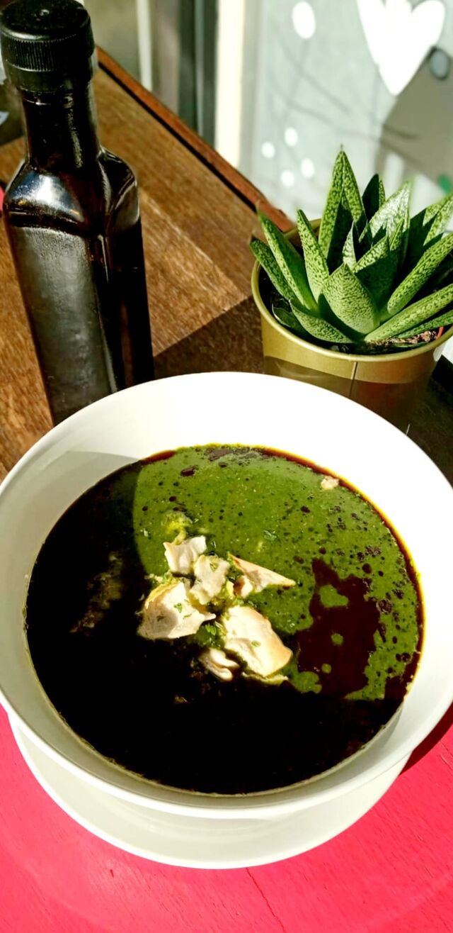 Krem juha s keljom Nero di Toscana.