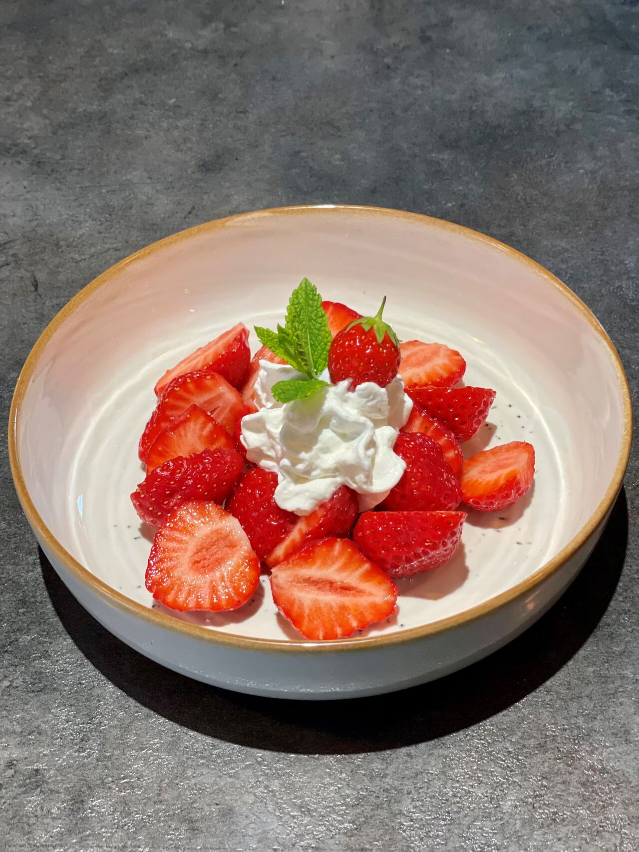 Fraises et chantilly