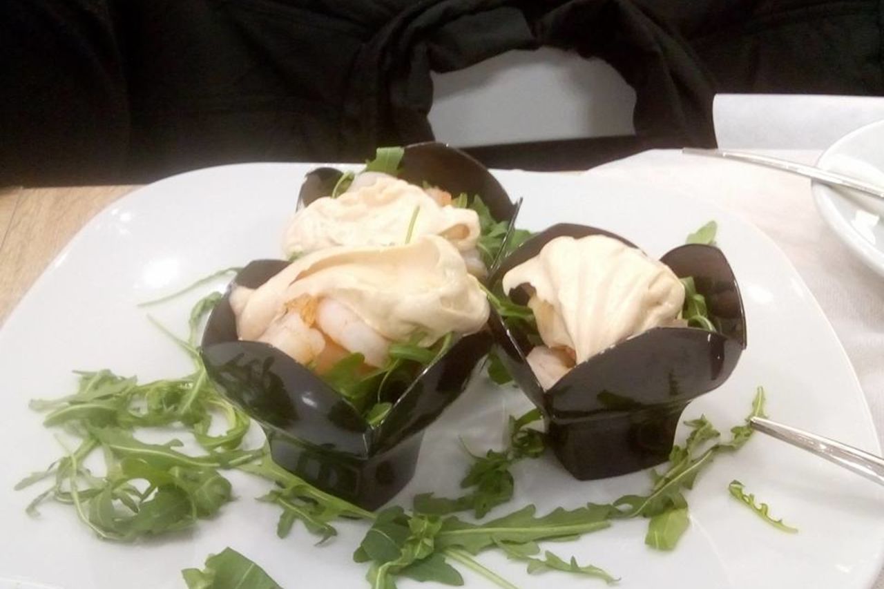 cocktail di gamberi.