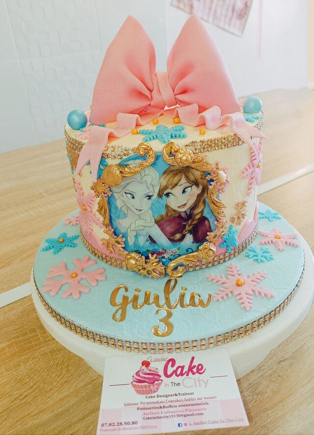 Gâteau La Reine Des Neiges