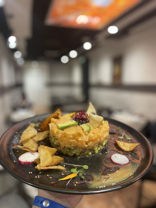 Tartar de salmón 