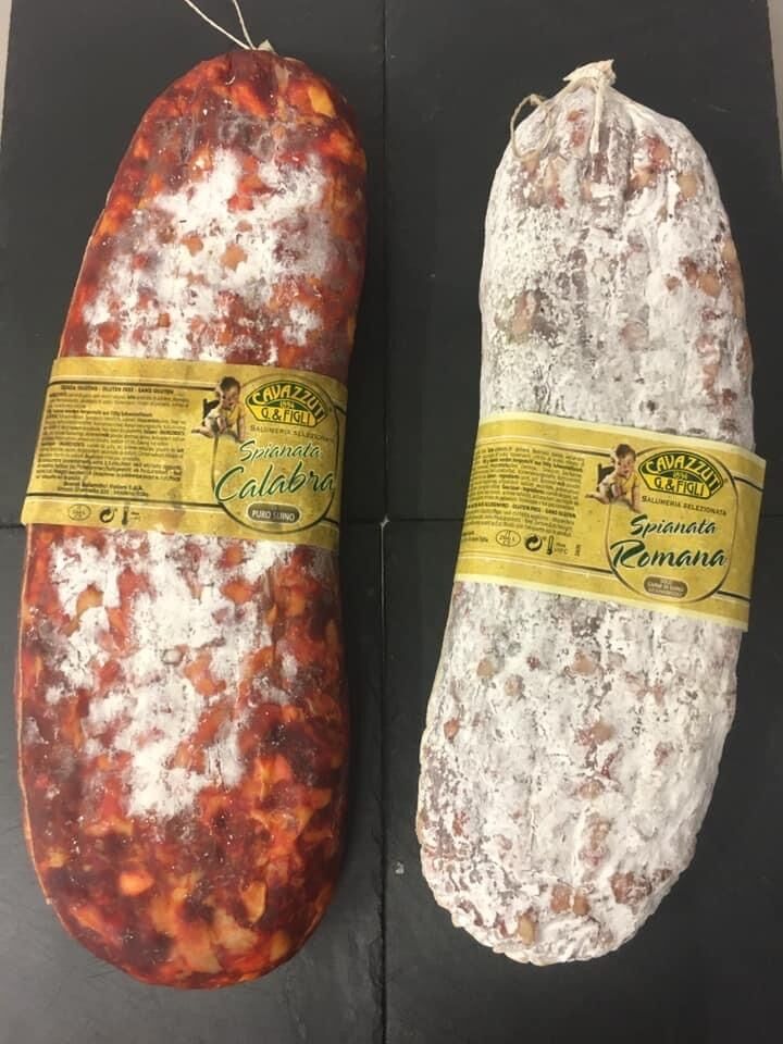 Spianata Calabra et spianata Romana