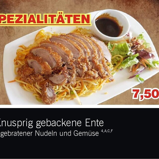 Nudeln mit Ente